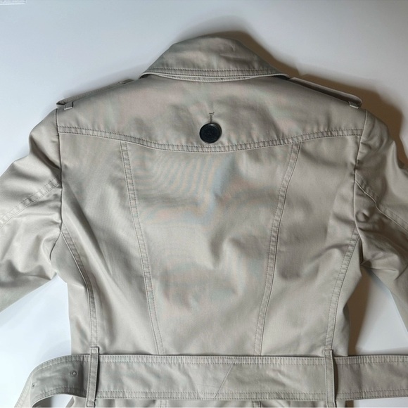 AUTH Burberry Trench Coat NWOT Nova Check Jacket Sz 2/XS - Picture 8 of 9